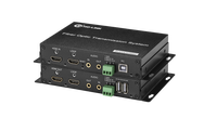 Convertisseur Fibre Optique 4K Monomode Monofibre Émetteur-Récepteur 10KM avec Fonction KVM