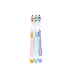 Colorful Soft Nylon 610 Bristle Toothbrush New Plastic Toothbrush For Adult And Children Private Label Customized