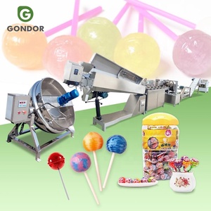 Automatic Warping India Center Filled Bubble Gum <strong>Kids</strong> <strong>Candy</strong> Ball Shape <strong>Lollipop</strong> Make <strong>Machine</strong> with Fill Form - Product Image 1