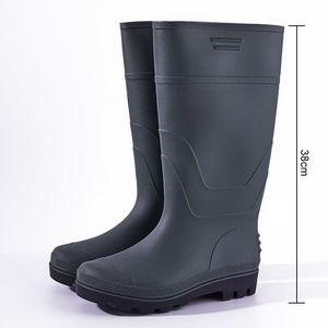 Bottes <span class=keywords><strong>de</strong></span> Pluie Imperméables en PVC Noir Style Italien pour Adultes, Faible MOQ, Agriculteur, Agriculture, Bottes <span class=keywords><strong>de</strong></span> Sécurité - Product Image 6