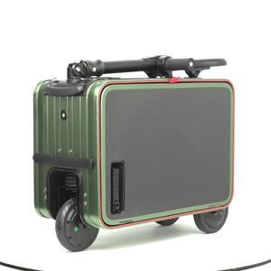 Ventes Flash 2026 Nouvelle Valise Électrique Intelligente en Alliage d'Aluminium avec Panneau en Fibre de Carbone, Absorption des Chocs par Suspension Pneumatique et Siège Élévateur Automatique - Product Image 1