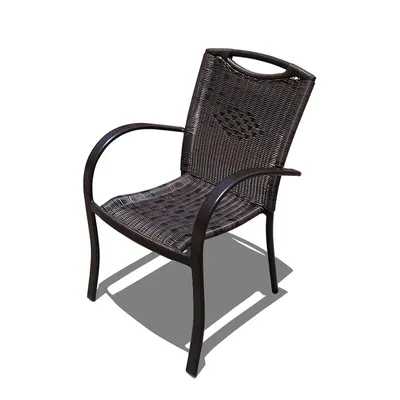 Gros Meubles De jardin Meubles En Rotin Balcon Chaise Chaises En Osier Offre Spéciale En Alliage D'aluminium Chaise De Jardin