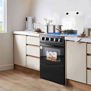 Factory Wholesale Freestanding Electric Convection Gas <b>Stove</b> 4 Burners with Oven Stainless Steel Kitchen Appliance - Product Image 4