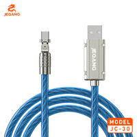 Câble USB JC-30 180 Letv Streamer - Charge rapide 5A, conducteur en cuivre pur, gaine en PVC pour ordinateur et écouteurs