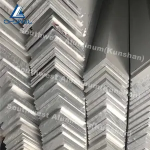 6061 de aluminio 6063 Barra de ángulo de perfil de aluminio ángulo
