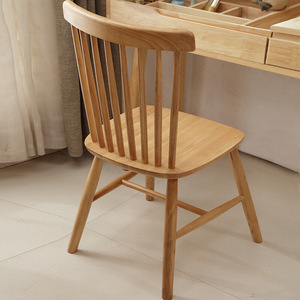 Solid Wood <b>Dressing</b> <b>Table</b> Natural Color <b>Storage</b> Bedroom Furniture Nordic Style - Product Image 1