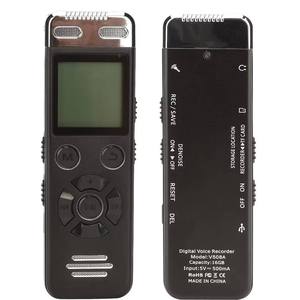 เครื่องบันทึกเสียงดิจิตอลแบบกำหนดเองจากโรงงาน พร้อมระบบลดเสียงรบกวน สำหรับการประชุมทางธุรกิจ การบรรยายของนักเรียน เครื่องบันทึกเสียงพกพาแบบ USB - Product Image 6