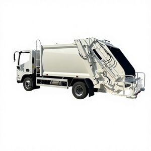 Discount Price Customize Color 6CBM Front Load Garbage <strong>Truck</strong> <strong>Big</strong> Blue Garbage <strong>Truck</strong> CCC Certified - Product Image 2