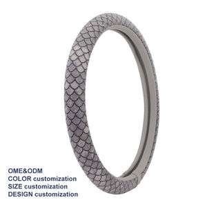 Housse de volant universelle scintillante, design écailles de poisson entièrement en strass, antidérapante pour voitures - Product Image 6