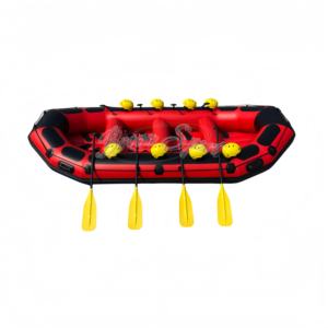 Bateau pneumatique CE 480 cm, radeau <span class=keywords><strong>de</strong></span> rivière gonflable en PVC 0,9/1,2 mm, radeau <span class=keywords><strong>de</strong></span> <span class=keywords><strong>sauvetage</strong></span> pour 11 personnes, flottant - Product Image 5