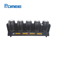 Projecteur rotatif dynamique RGBW multi-effets 10*60W avec stroboscope et effet d'anneau halo DMX512 pour éclairage de scène DJ, club et concert
