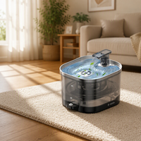 Nouveaux produits 2026, fontaine à eau automatique pour animaux de compagnie en acier inoxydable, fontaine à eau pour chiens et chats