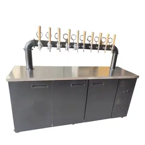 Made in China, cerveja casa bar multi-cabeça com engarrafador refrigerador refrigerado aerado fresco-mantendo torre máquina de cerveja