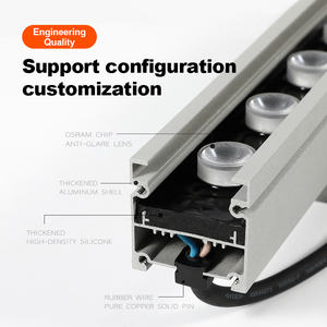 Iluminación Arquitectónica Cuadrada Asimétrica para Paredes, Luz de Colores para Dar Color a las Paredes, Iluminación de Edificios Dmx512 Rgb Wall Washer - Product Image 3