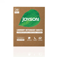 JS768 Nouvelles feuilles de détergent à lessive biodégradables à base d'extraits de plantes