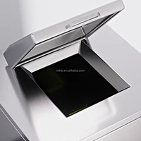 Poubelle médicale en métal 100L Poubelles d'intérieur en acier inoxydable pour aliments Grande poubelle recyclée