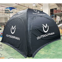 Tente de tuning de voiture de performance imprimée sur mesure tente à dôme gonflable gazebo de course de rallye pour le sport de moto en plein air