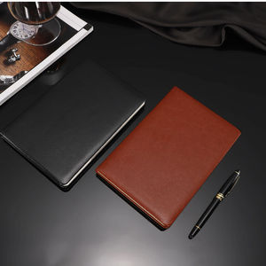 Carnet de notes A5 personnalisé en cuir PU rigide avec logo imprimé et reliure cousue, idéal pour les étudiants - Vente chaude - Product Image 3