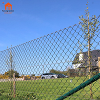 Clôture Cyclone pour terrain de basketball en treillis métallique galvanisé avec revêtement PVC, écologique, hauteur personnalisable