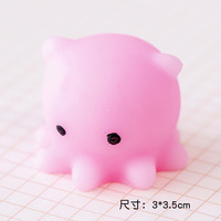 Mainan Kapsul Lunak TPR Anti-stres Bentuk Hewan Unicorn Kucing, OEM, Elastis, Kustom, Kawaii, Mochi Squishy, Diskon Besar
