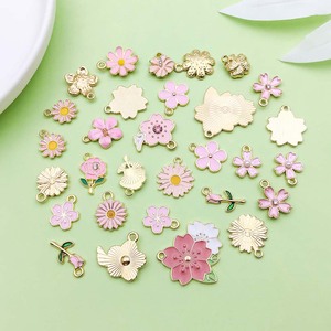จี้รูปดอกไม้ โลหะผสมสังกะสี สำหรับงาน DIY เครื่องประดับ ของขวัญสำหรับทุกเพศ - Product Image 4