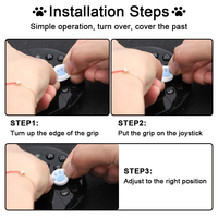 Capuchon souple en silicone pour PlayStation Psvita PS Vita PSV 1000/2000 Slim Game Joystick 3D Analog Protective Cover