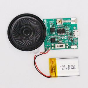 Tebrik kartı programlanabilir kaydedilebilir fotoğraf çerçevesi titreşim aktif işık sensörü ses modülü için müzik kutusu için hediye zanaat oyuncak - Product Image 1