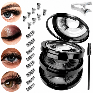 Ensemble de <span class=keywords><strong>cils</strong></span> <span class=keywords><strong>magnétiques</strong></span>, aspect naturel, <span class=keywords><strong>faux</strong></span> <span class=keywords><strong>cils</strong></span> en vison, styles 3/4, demi-<span class=keywords><strong>cils</strong></span>, <span class=keywords><strong>cils</strong></span> <span class=keywords><strong>magnétiques</strong></span> avec applicateur, haute qualité - Product Image 1