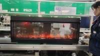 Cheminée électrique LCD-Confort de maison moderne avec technologie d'éclairage LCD avancée