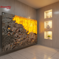 Vente en gros Brésil Patagonie rétro-éclairé granit Quartzite marbre dalle de pierre pour comptoir translucide fond décoration murale prix
