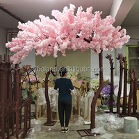 H164 3m, 2.5m Décoration d'intérieur, arbres artificiels en soie à fleurs de cerisier, centre de table Sakura, décoration de mariage