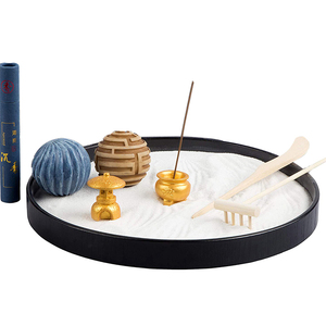Jardin <span class=keywords><strong>Zen</strong></span> de Méditation Jruida 9 Pouces – Magnifique Mini Jardin Japonais Premium pour la Maison, le Bureau ou comme Cadeau Confortable - Product Image 1