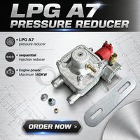 Réducteur séquentiel GPL A7 140KW, régulateur de pression Autogas pour kit de conversion GPL multipoint séquentiel