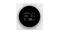 Capteur de qualité de l'air numérique intelligent PMT500 pour la maison, CO2/TVOC/PM2.5/PM1.0/PM10/HCHO, contrôle par application Android Zigbee pour la surveillance à domicile et à l'hôtel