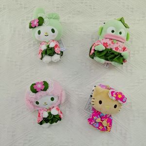 Vente en gros de poupées en peluche de la série Sakura Kimono Matcha KT avec étiquette en papier - Product Image 2