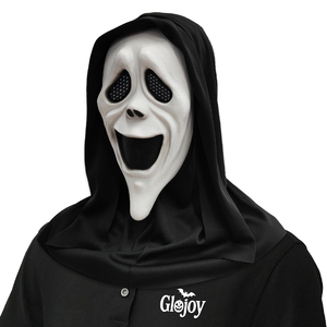 Máscara de Látex de Cara de Fantasma de Boca Abierta para Halloween, Disfraz de Terror, Accesorios de Cosplay, Personalizable - Product Image 6