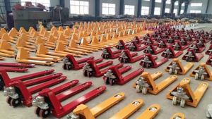 Alat penanganan bahan kargo pemuat tangan truk palet Jack 3 Ton Forklift Manual 2000kg 2500kg 5000kg - Product Image 6