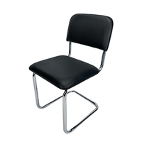 Vente en gros de chaise de bureau de conférence au design moderne chaise de café à nœud en métal