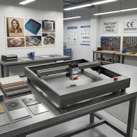 Machine de gravure laser à diode semi-conductrice de bureau T4040, haute puissance optique, découpeuse CNC, refroidie par air, pour bois, métal, plastique, MDF, neuve