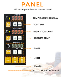 Focolare in pietra superficie di cottura tre ponti nove vassoi digitale Gas piano forno con vapore per mastri panettieri - Product Image 3