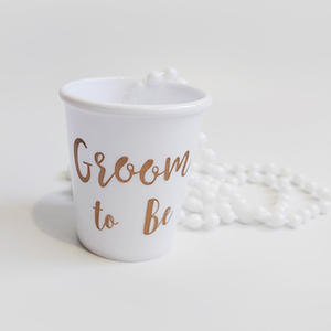 Produsen sumber bir pesta Prom manik rantai cangkir pengantin untuk menjadi seksi cangkir anggur plastik - Product Image 3