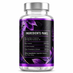 Nouvelles capsules de vitamines prénatales naturelles Vitex Chasteberry Myo-Inositol Ratio pour le soutien de la fertilité et de l'immunité, personnalisables - Product Image 6