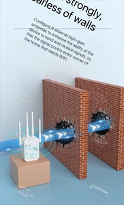 Répéteur <span class=keywords><strong>WiFi</strong></span> sans fil 300 Mbps, amplificateur <span class=keywords><strong>WiFi</strong></span>, extension de portée <span class=keywords><strong>WiFi</strong></span> longue portée, amplificateur de réseau <span class=keywords><strong>WiFi</strong></span> - Product Image 4