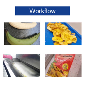 Chaîne de production entièrement automatique de chips de banane LT-XJ100 en acier inoxydable 304, certifiée CE FDA ISO, 50-1000 kg/h, IoT intelligent, 220V/380V, frites, réglables de 1 à 8 mm - Product Image 4
