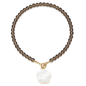 Collana con Nodo in Pietra di Quarzo Naturale Zooying per Donne, Gioielli Autunno Inverno, <span class=keywords><strong>Collane</strong></span> in Pietra di Tendenza - Product Image 6