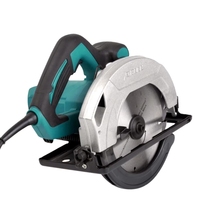 Scie circulaire industrielle 185 mm 1200 W Machine électrique de découpe du bois Angle réglable Profondeur de coupe maximale 50 mm 5000 tr/min