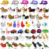 Ballons animaux gonflables en aluminium à hélium pour la vente en gros, parfaits pour les décorations de fête prénatale et d'anniversaire