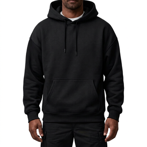 Sudadera con Capucha para Hombre 2026, Color Sólido, 100% Algodón Felpa, Corte Regular, Estilo Casual con Bolsillo, Tejido de Invierno, Colores Personalizables - Product Image 1