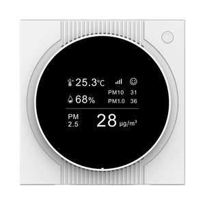 เซ็นเซอร์ตรวจวัดคุณภาพอากาศภายในอาคาร 9 in 1 Zigbee ตรวจวัดอุณหภูมิ ความชื้น CO2/TVOC/PM2.5/PM1.0/PM10/HCHO/ความสว่าง - Product Image 6