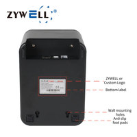 Nouvelle conception ZY-Q822 Imprimante thermique de reçus 80 mm 58 mm ZYWELL Imprimante de tickets sans encre pour points de vente